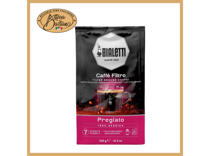 Café Moulu Spécial Filtre Pregiato Bialetti 300G