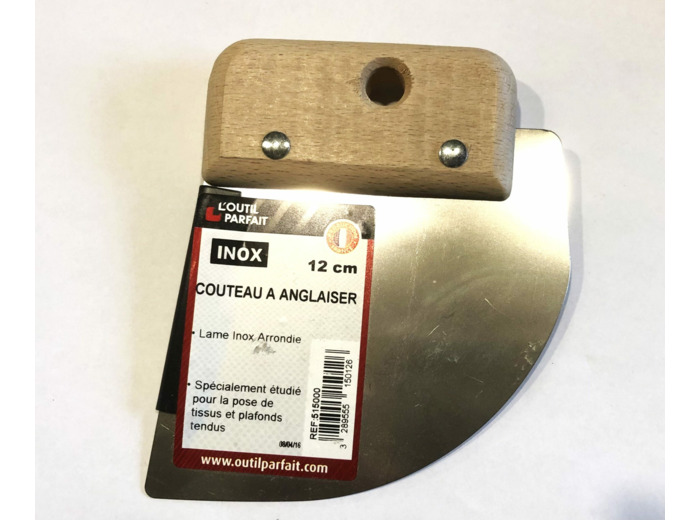 Spatule Inox 12cm tenture murale profilfix