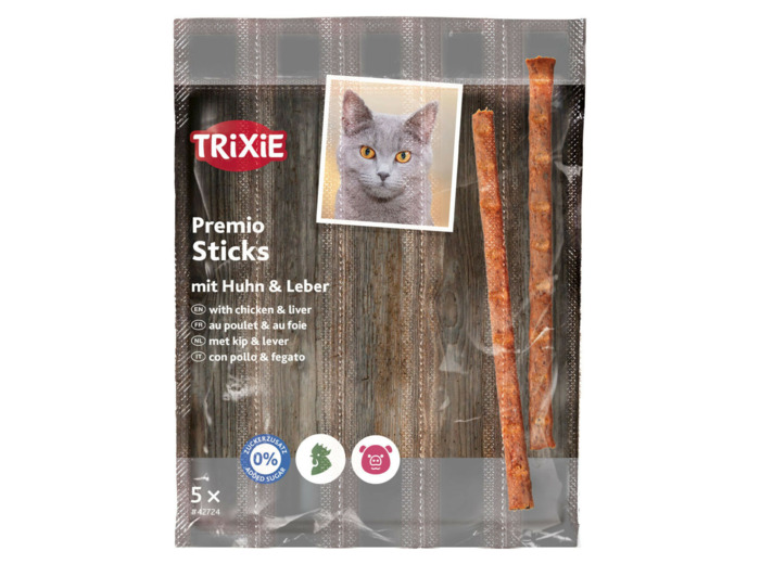 Friandises Sticks à la poulet & foie - 5 pcs