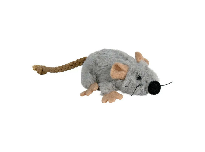 Souris en peluche pour chat Trixie avec menthe à chat