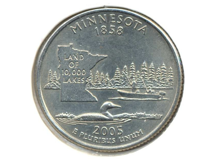 AMERIQUE (U.S.A) 1/4 DOLLAR 2005 P MINNESOTA SUP
