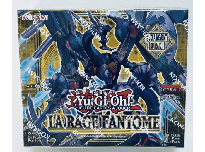 DISPLAY 24 BOOSTERS YU GI OH NON OUVERT YU-GI-OH 2020 LA RAGE FANTOME 1er EDITION