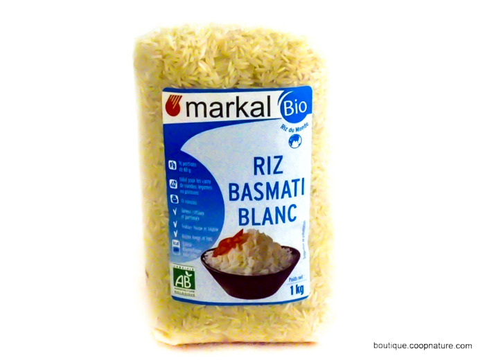 Riz Basmati Blanc Bio 1kg