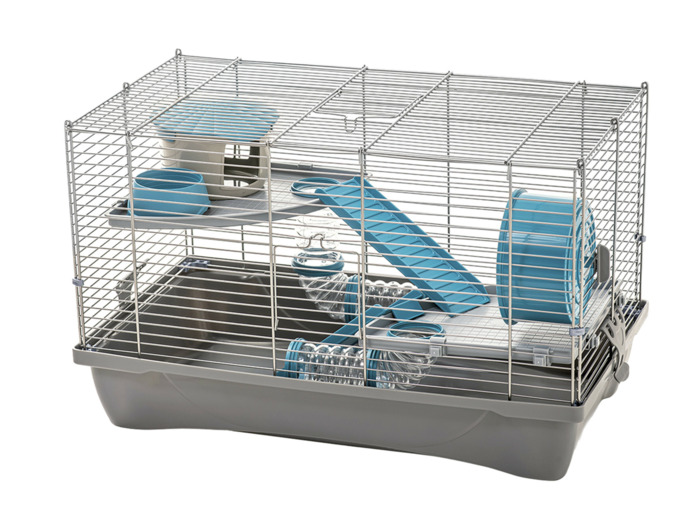 Cage hamster Flat VIP gris - 38 x 58 x 32cm