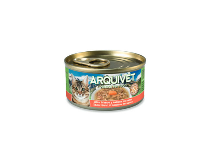 Émincés en sauce Arquivet au thon blanc & saumon 80g