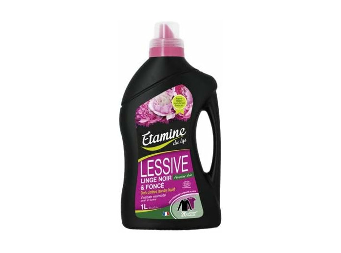 Lessive liquide linge noir et fonce 1L Etamine Du Lys