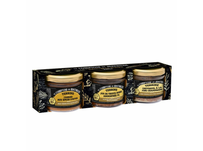 Coffret 3 Terrines Festives