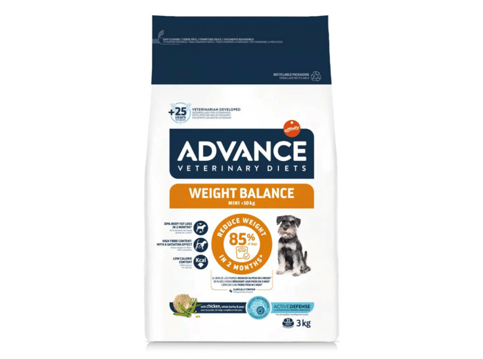ADVANCE Veterinary Diets Chien, WEIGHT BALANCE MINI - 3KG