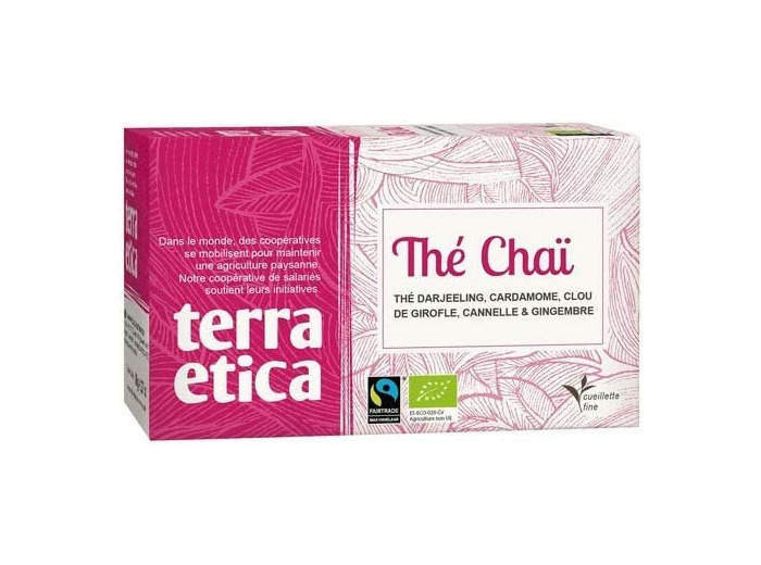 The noir chaï 20x1,8g Terra Etica