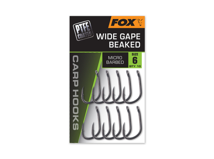 hook wide gape straight fox