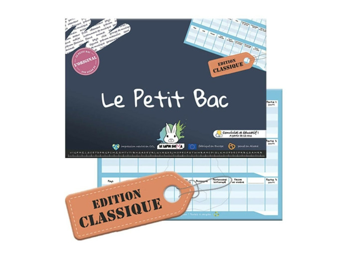 Jeu du Petit Bac - Edition Classique