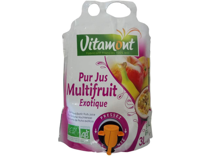 Pouch up jus multifruits exotique 3L VITAMONT