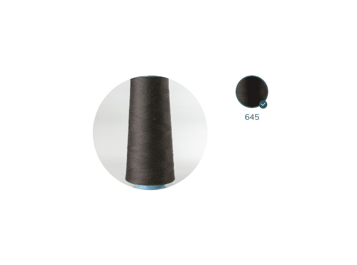 ZX 75 - 645 TAUPE FIL À COUDRE 100% POLYESTER TRÈS RÉSISTANT bobine 1000m