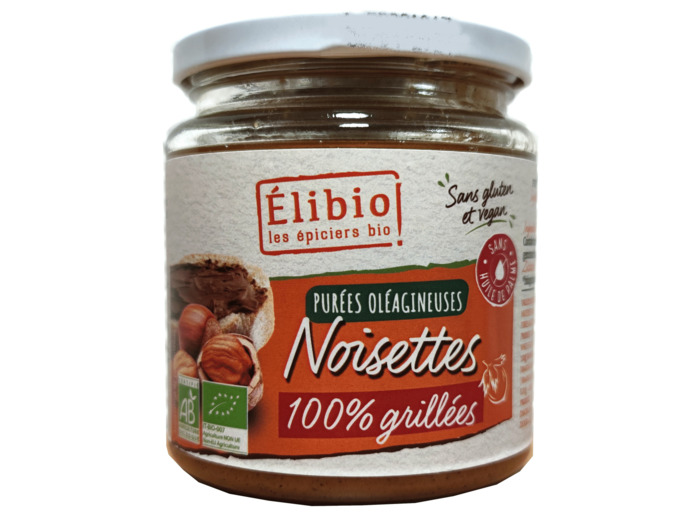 Purée de Noisettes 100% Grillées Bio 250g