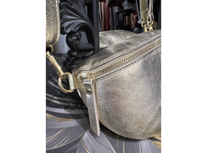 B1016-7 Banane cuir or