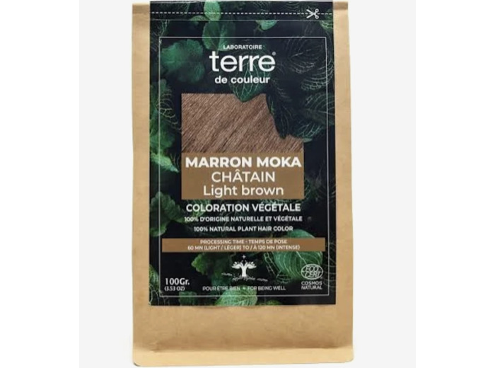 Coloration végétale Marron Moka - Laboratoire Terre de Couleur - 100g