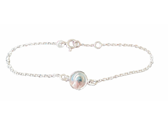 Bracelet en Argent 925 - VIERGE 9mm