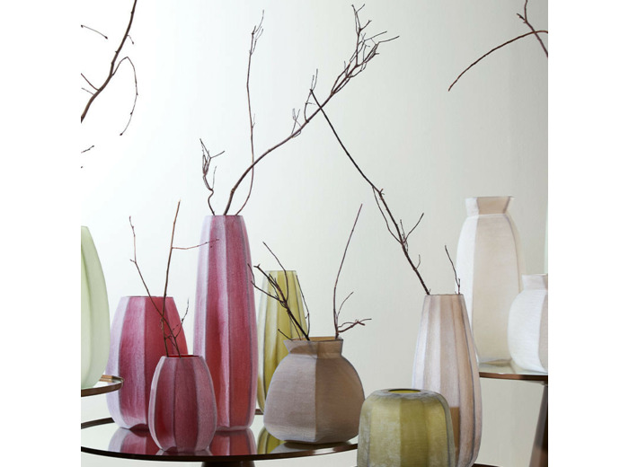 Vase décoratif rose BRADLEY 17x60cm