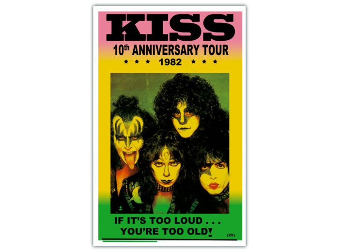 Affiche KISS 10è anniversaire