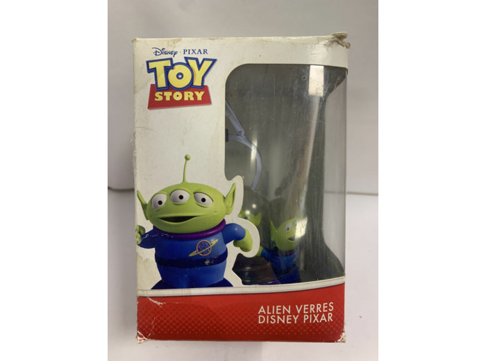VERRE DISNEY PIXAR TOY STORY ALIEN de chez AUCHAN
