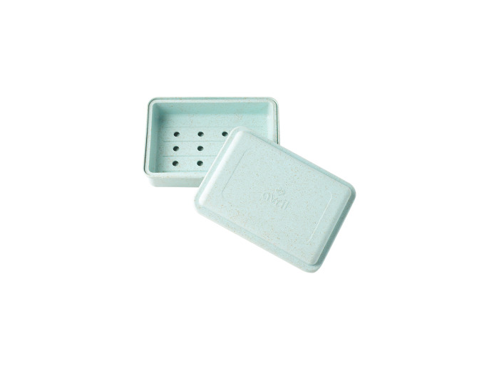 Boîte à savon égouttoir en bioplastique