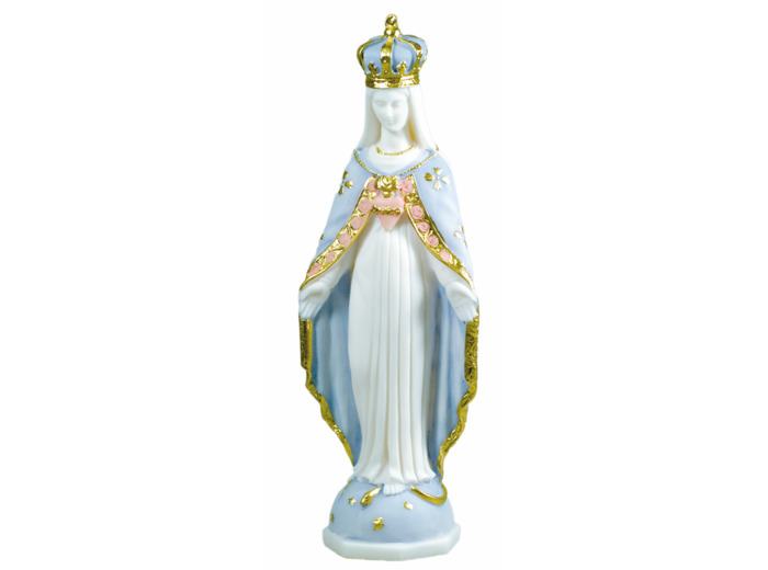ND du Cap -Statue en albâtre 27cm -Couleur