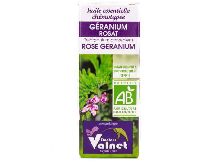 Huile Essentielle Géranium Rosat Bio 10ml