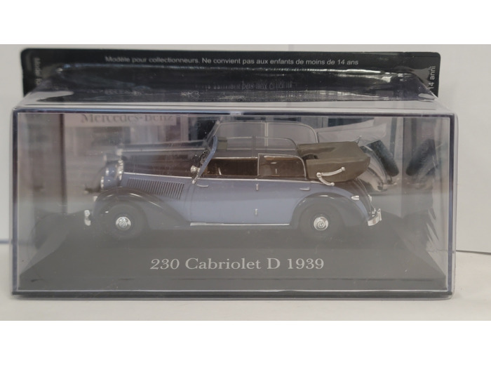 MERCEDES 230 CABRIOLET D 1939 1/43 BOITE D'ORIGINE