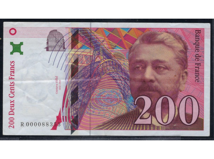 FRANCE 200 FRANCS EIFFEL 1995 R000088353 SUP