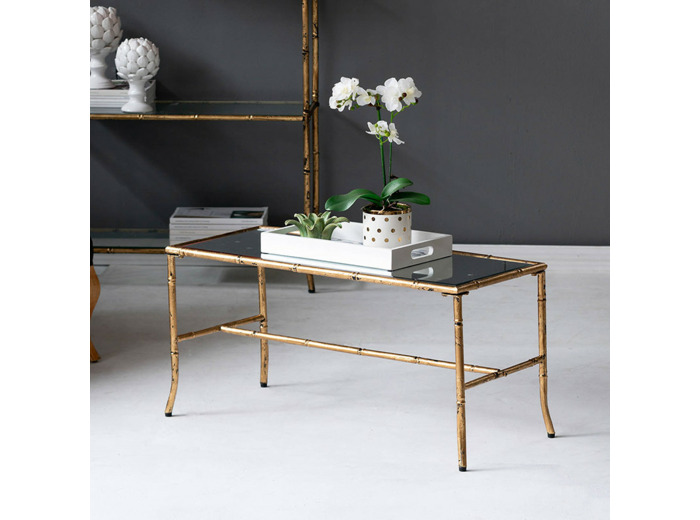 Table basse métal Gold 92x41x43cm