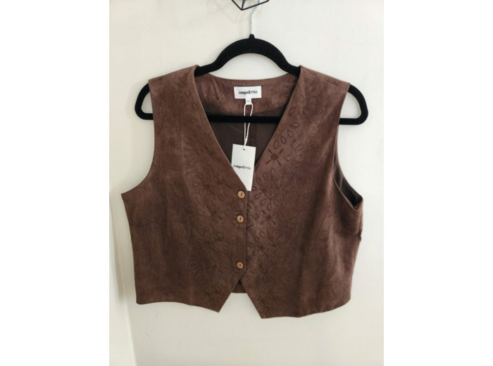 IN APRIL 1986 GILET SANS MANCHES 3206