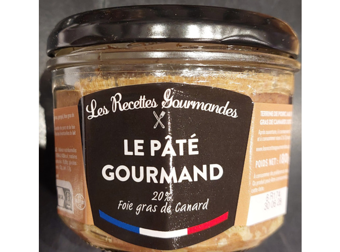 Pâté Gourmand 20% Foie Gras de Canard