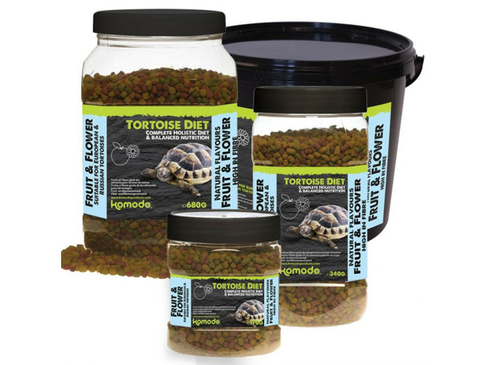 Granulés pour tortues de terre saveur fruits et fleurs