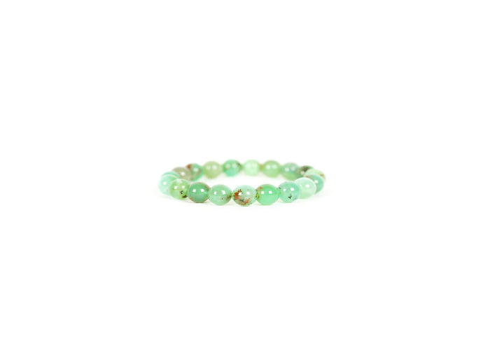 Bracelet en chrysoprase 8 mm
