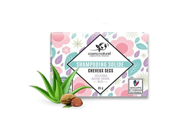 SHAMPOOING CHEVEUX SECS SOLIDE 85G Cosmo naturel