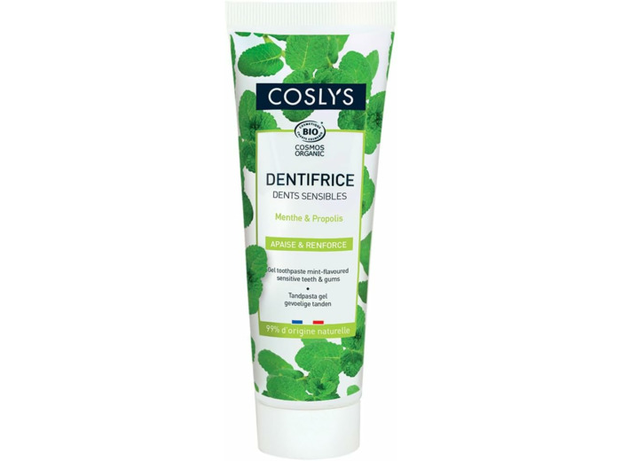 Dentifrice dents sensibles gel 75ml Coslys - Action douceur