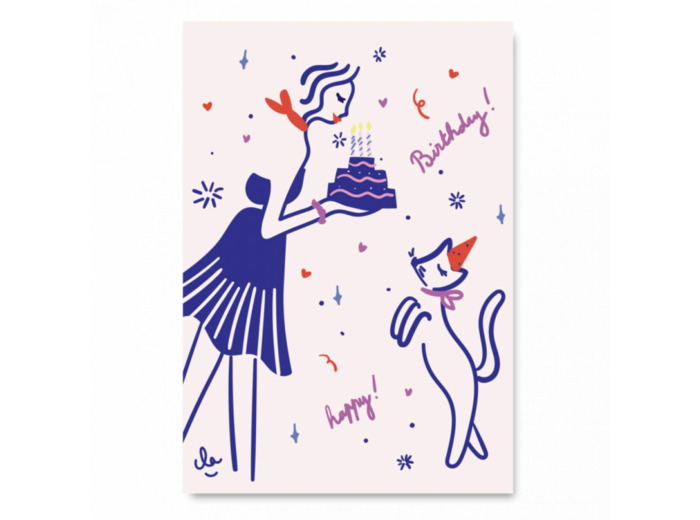 Carte Anniversaire - Dessin - Pascale Editions