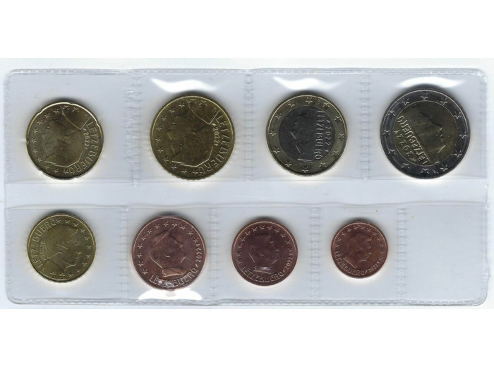 LUXEMBOURG 2022 SERIE 8 MONNAIES SUP