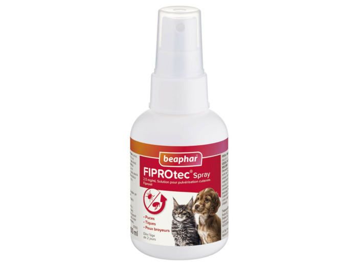 Spray antiparasitaire FIPROtec pour chien & chat - 100ml