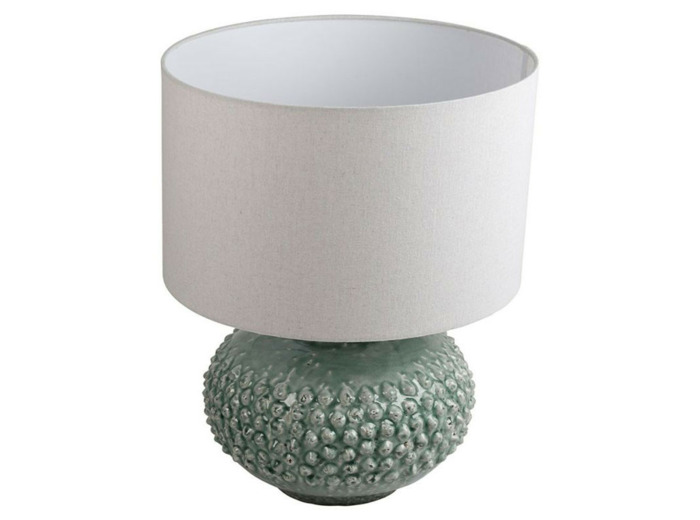 Lampe céramique Prasline verte 42x57cm