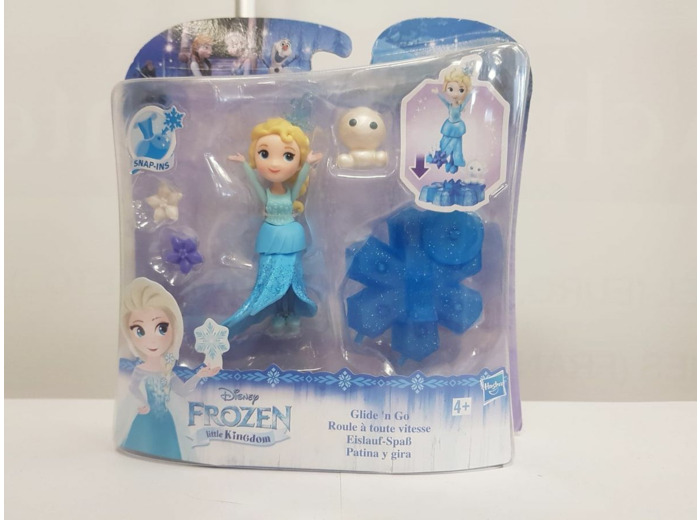 FROZEN LITTLE KINGDOM LA REINE DES NEIGES ELSA ROULE A TOUTE VITESSE HASBRO