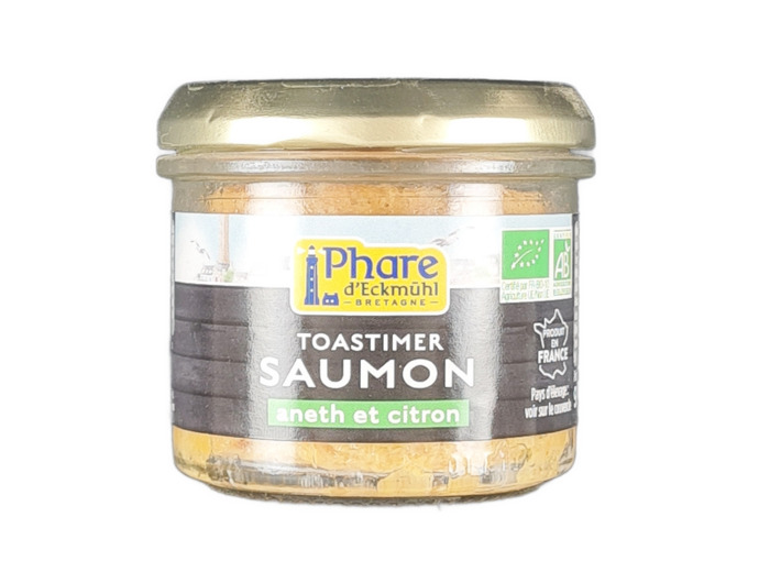 Tartinable Toastimer Saumon à l'Aneth et Citron Bio 90g