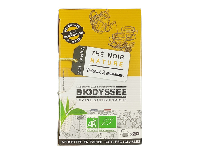 Thé Noir Nature Ceylian x20 40g Bio
