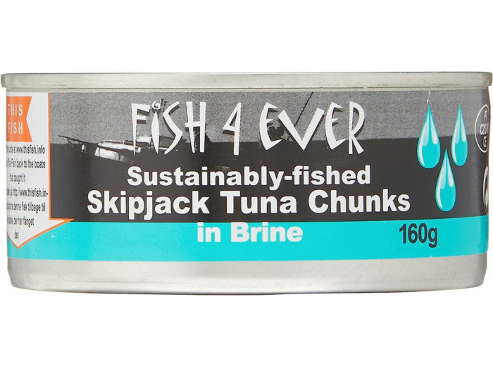 Thon listao miettes au naturel 160g Fish4Ever