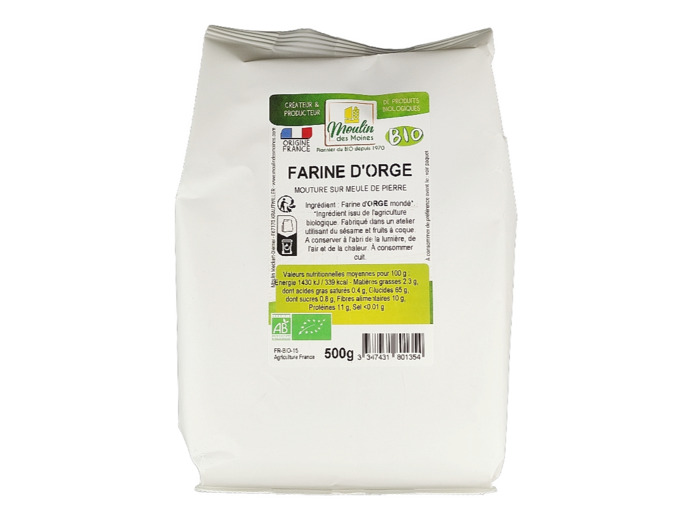 Farine d'Orge 500g Bio