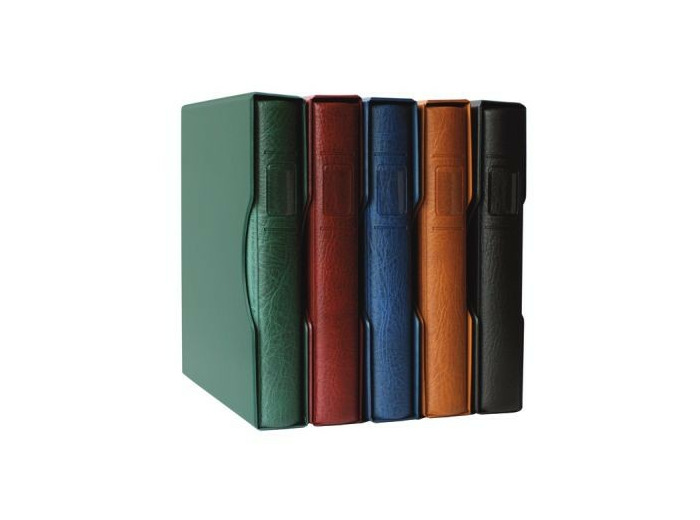 ETUI et CLASSEUR BORDEAUX 1124-W 18 anneaux (lindner)