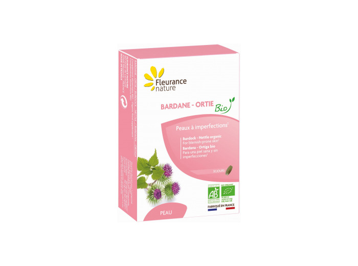 Bardane Ortie peaux à imperfections 30 comprimés