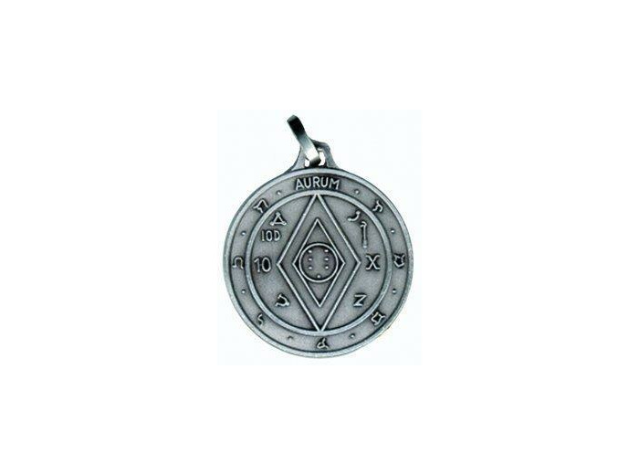 Pentacle de la richesse argenté