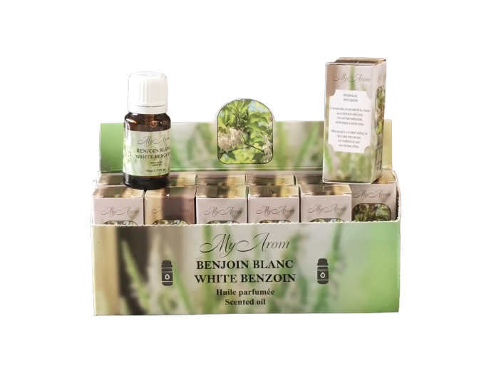 Flacon d'Huile Parfumée 10ml Benjoin Blanc
