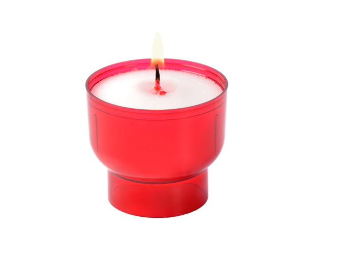 Veilleuse 6 Heures Rouge - 45x40mm